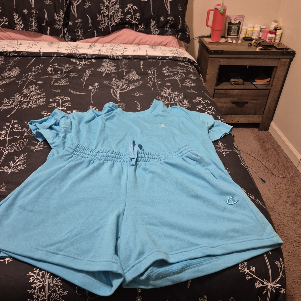 Champion Blue Athletic Set